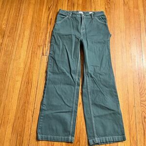 Pacsun Kids Jeans Size 14 Youth 90s Carpenter Green Baggy Pants